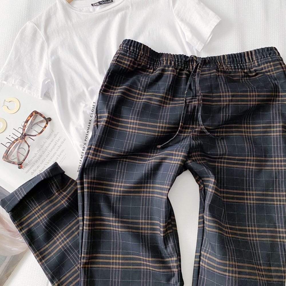H&M Plaid Joggers / Dress Pants